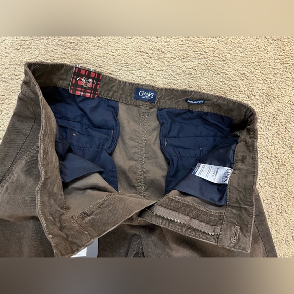 Men’s Chaps Brown Corduroy Pants - Picture 4 of 8